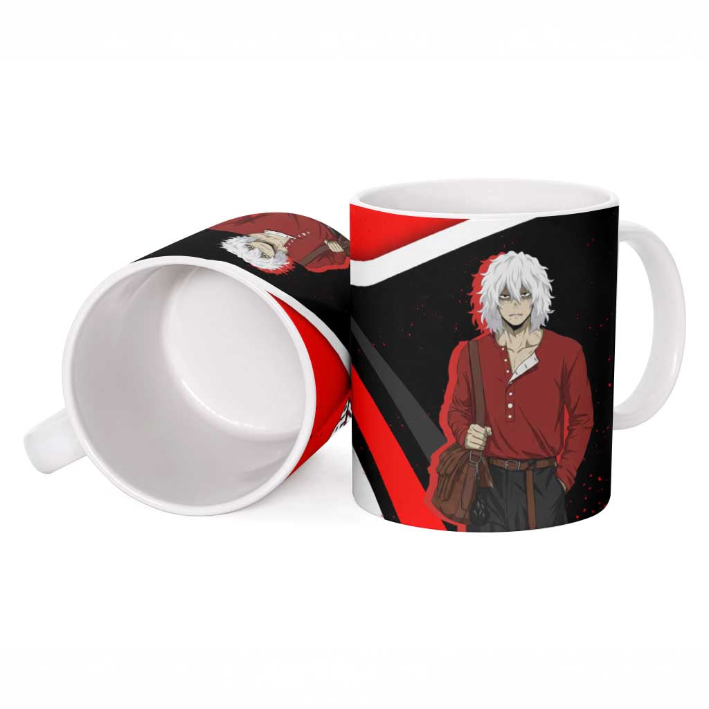 Tomura Shigaraki My Hero Academia Ceramic Mug Anime Grunge Splatter Graphic Style