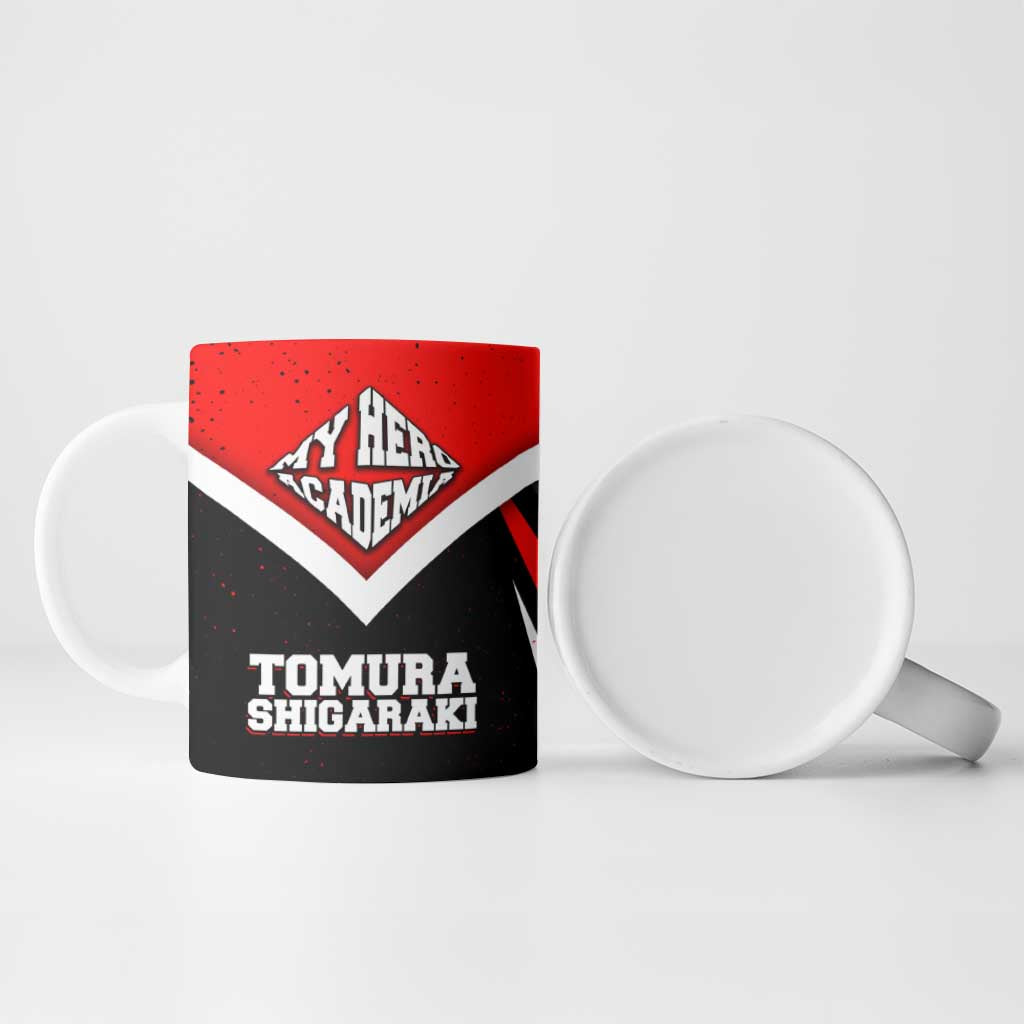 Tomura Shigaraki My Hero Academia Ceramic Mug Anime Grunge Splatter Graphic Style