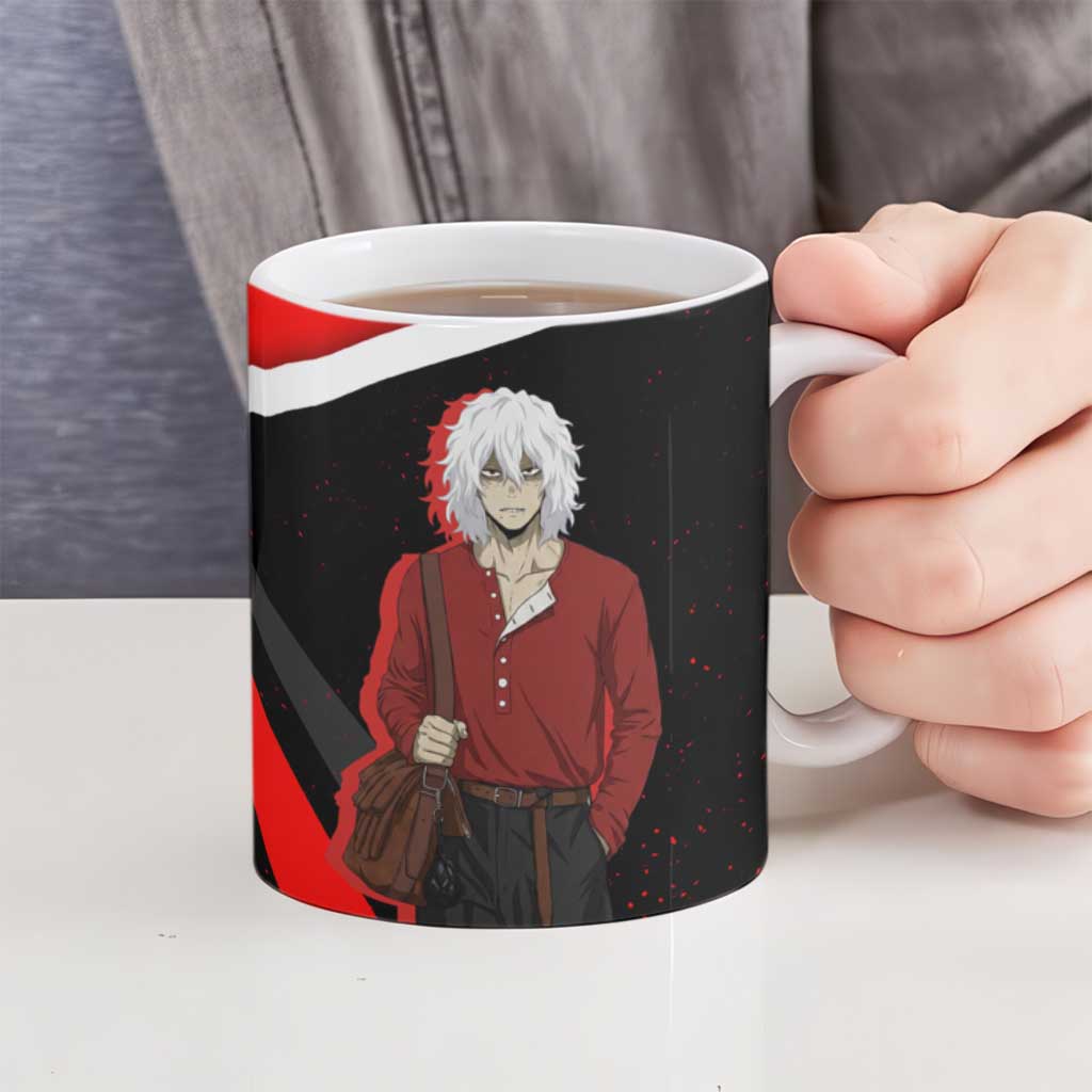 Tomura Shigaraki My Hero Academia Ceramic Mug Anime Grunge Splatter Graphic Style