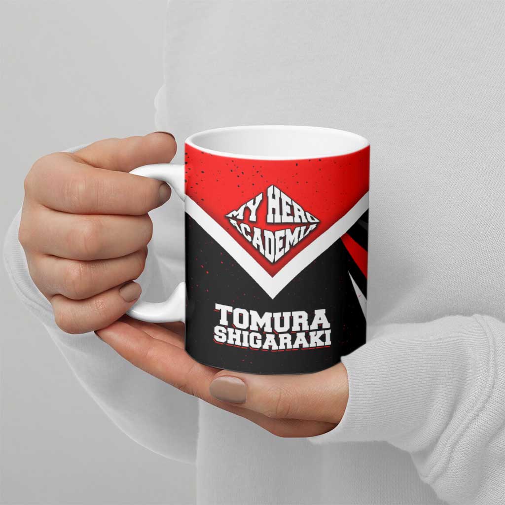 Tomura Shigaraki My Hero Academia Ceramic Mug Anime Grunge Splatter Graphic Style