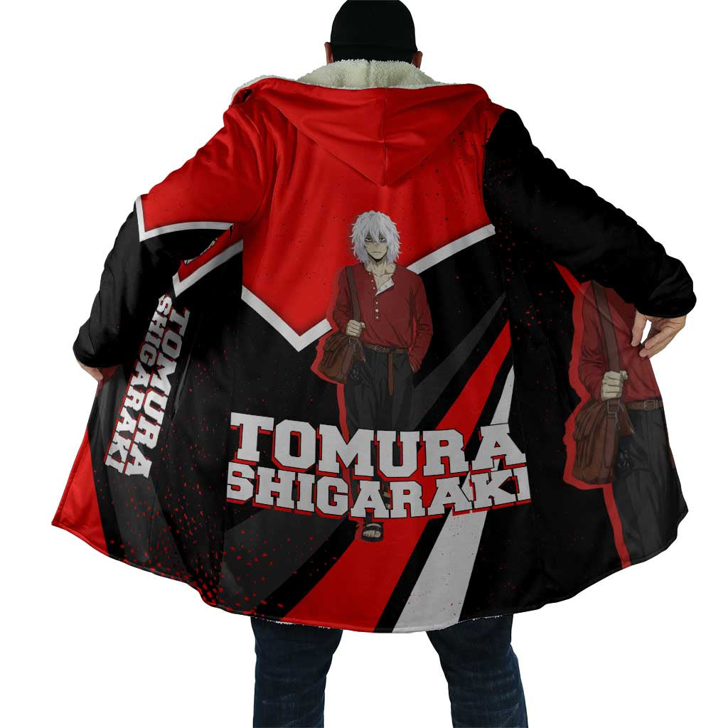 Tomura Shigaraki My Hero Academia Cloak Anime Grunge Splatter Graphic Style