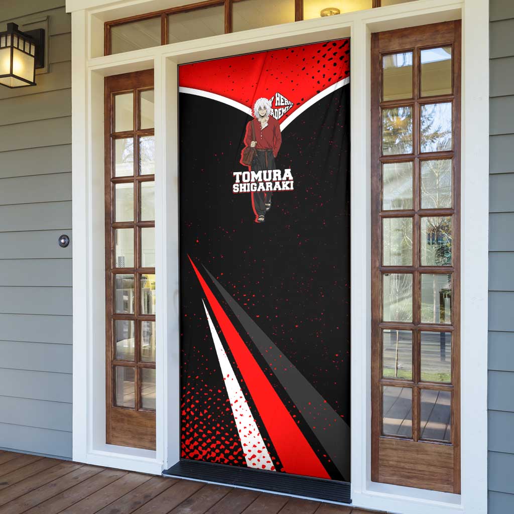 Tomura Shigaraki My Hero Academia Door Cover Anime Grunge Splatter Graphic Style