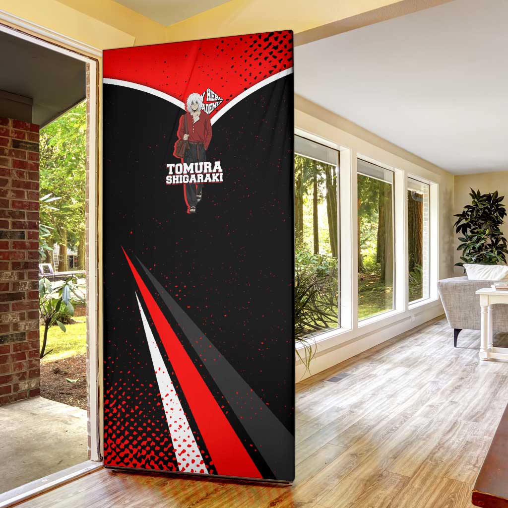 Tomura Shigaraki My Hero Academia Door Cover Anime Grunge Splatter Graphic Style