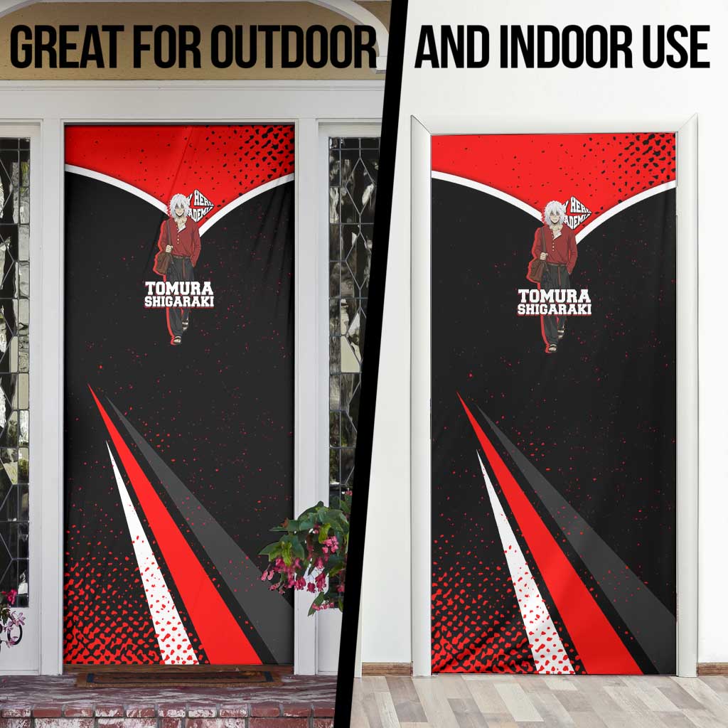 Tomura Shigaraki My Hero Academia Door Cover Anime Grunge Splatter Graphic Style