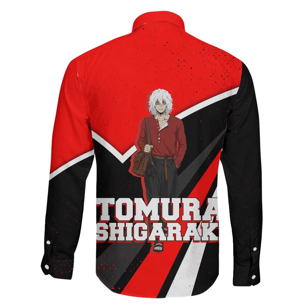 Tomura Shigaraki My Hero Academia Family Matching Mermaid Dress and Hawaiian Shirt Anime Grunge Splatter Graphic Style