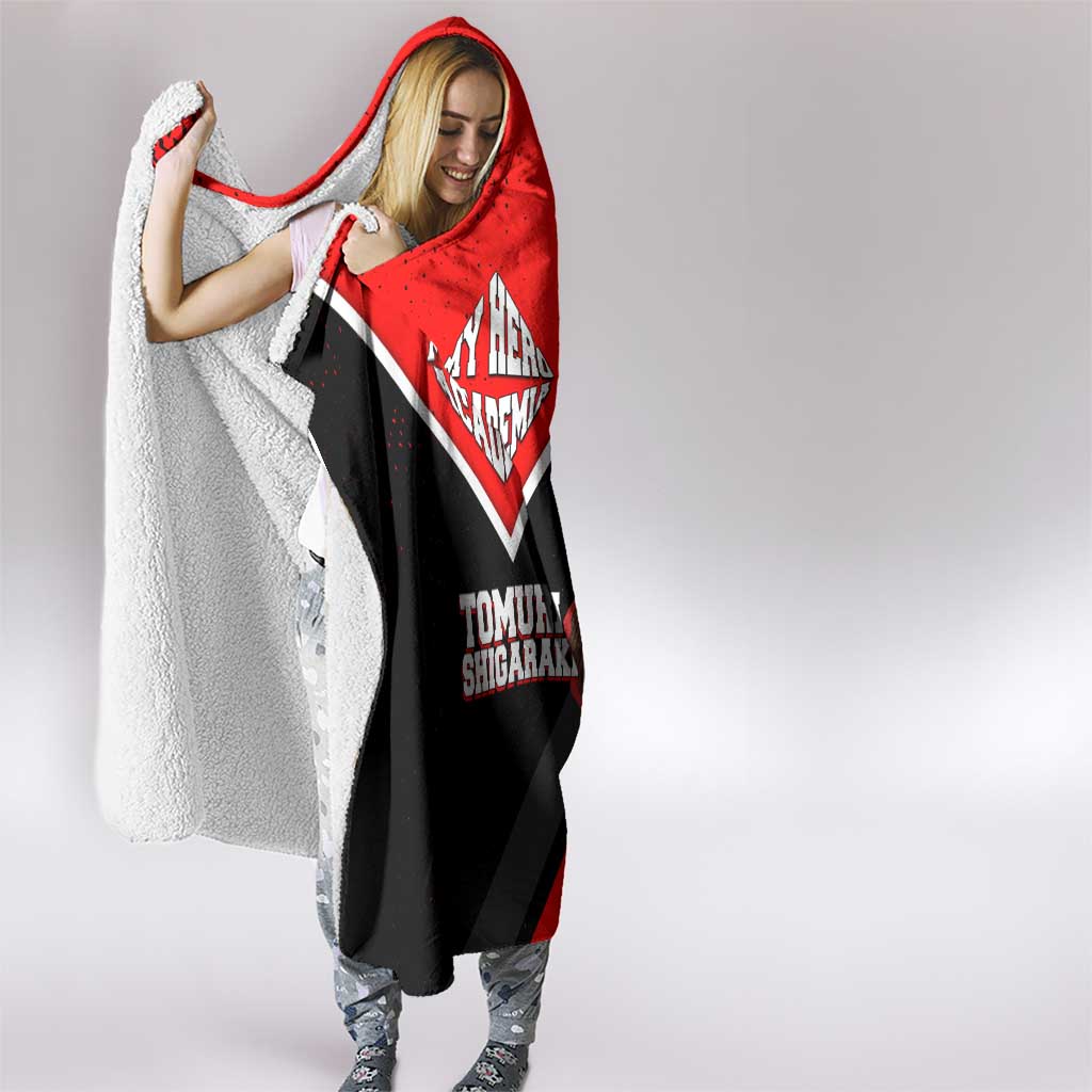 Tomura Shigaraki My Hero Academia Hooded Blanket Anime Grunge Splatter Graphic Style