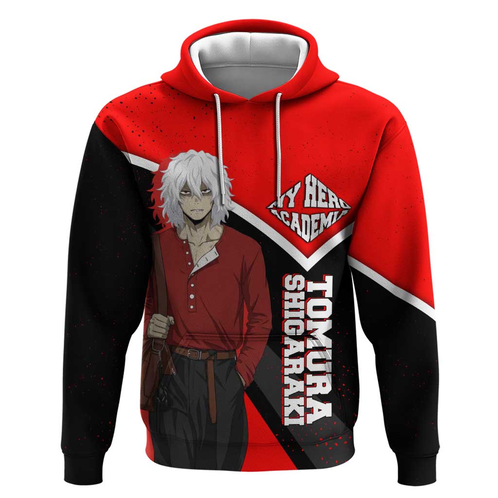 Tomura Shigaraki My Hero Academia Hoodie Anime Grunge Splatter Graphic Style