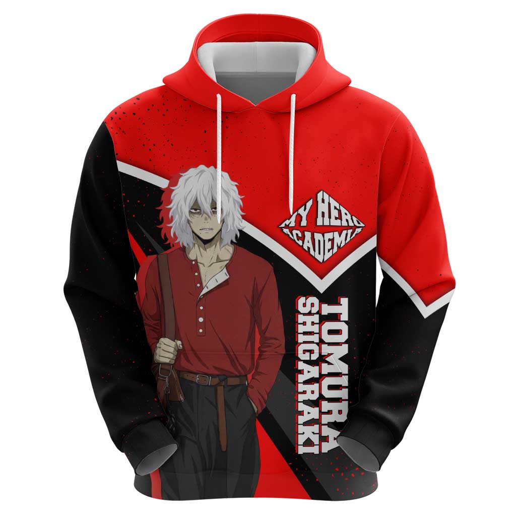 Tomura Shigaraki My Hero Academia Hoodie Anime Grunge Splatter Graphic Style