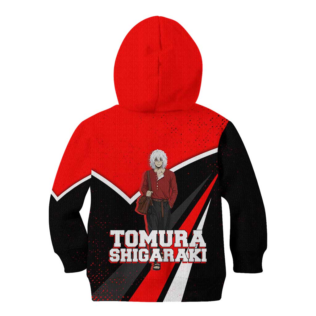 Tomura Shigaraki My Hero Academia Kid Hoodie Anime Grunge Splatter Graphic Style