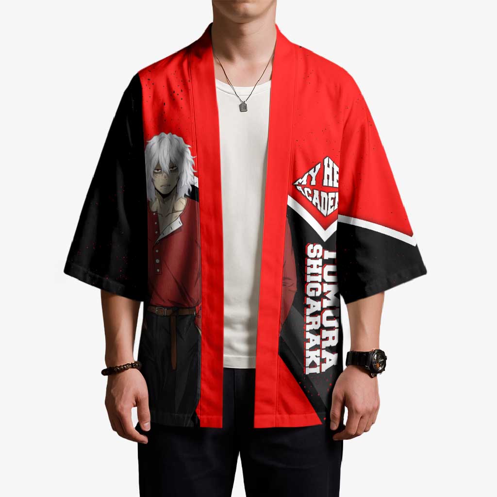 Tomura Shigaraki My Hero Academia Kimono Anime Grunge Splatter Graphic Style