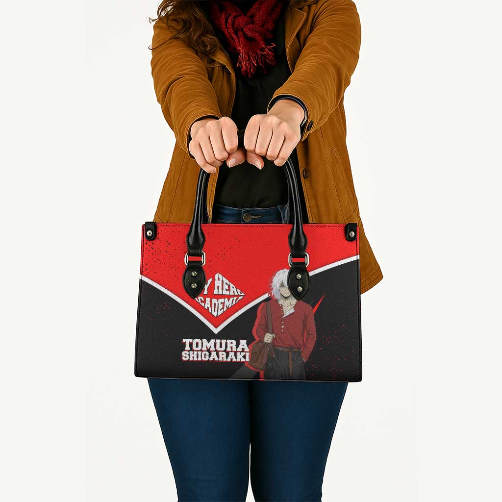Tomura Shigaraki My Hero Academia Leather Bag Anime Grunge Splatter Graphic Style