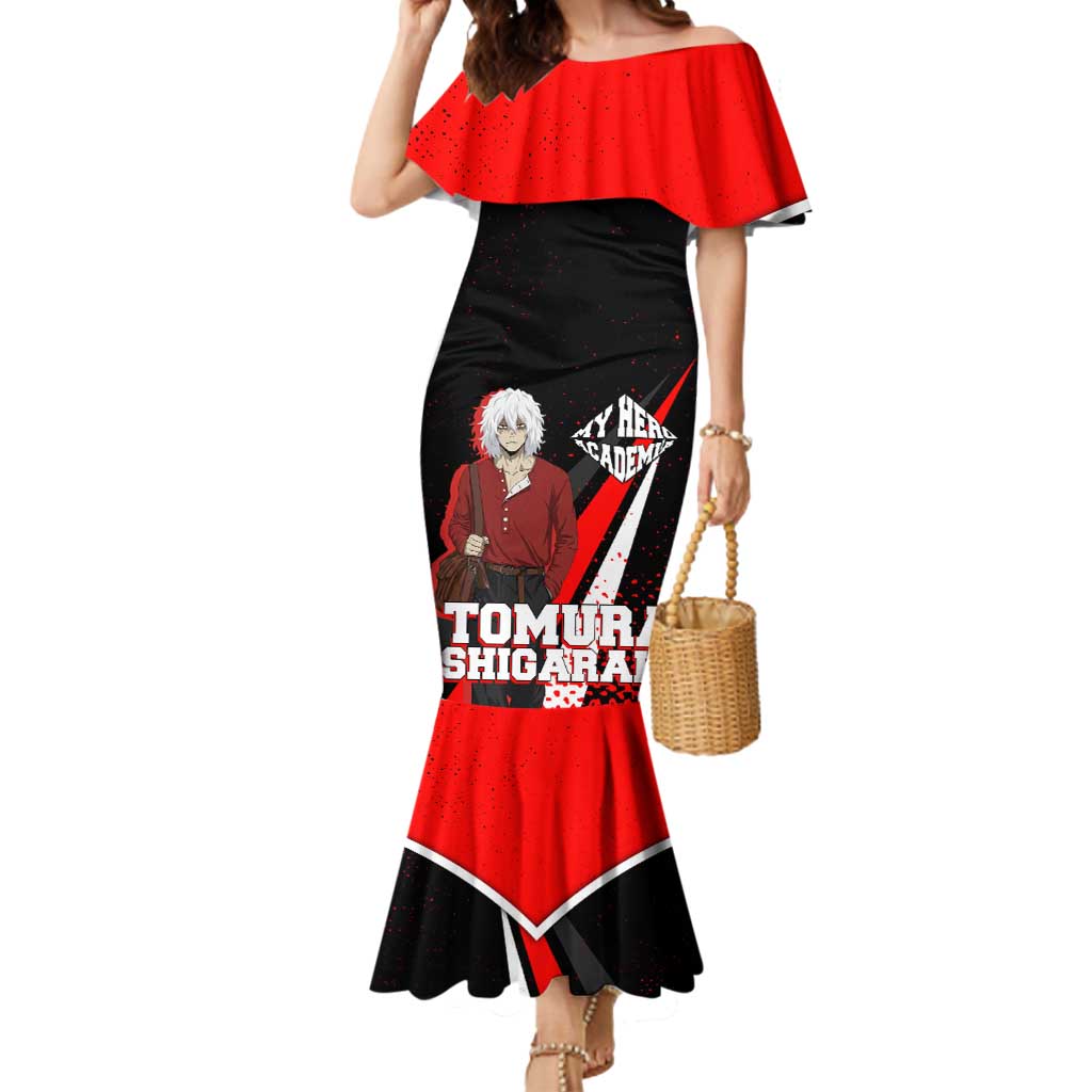 Tomura Shigaraki My Hero Academia Mermaid Dress Anime Grunge Splatter Graphic Style