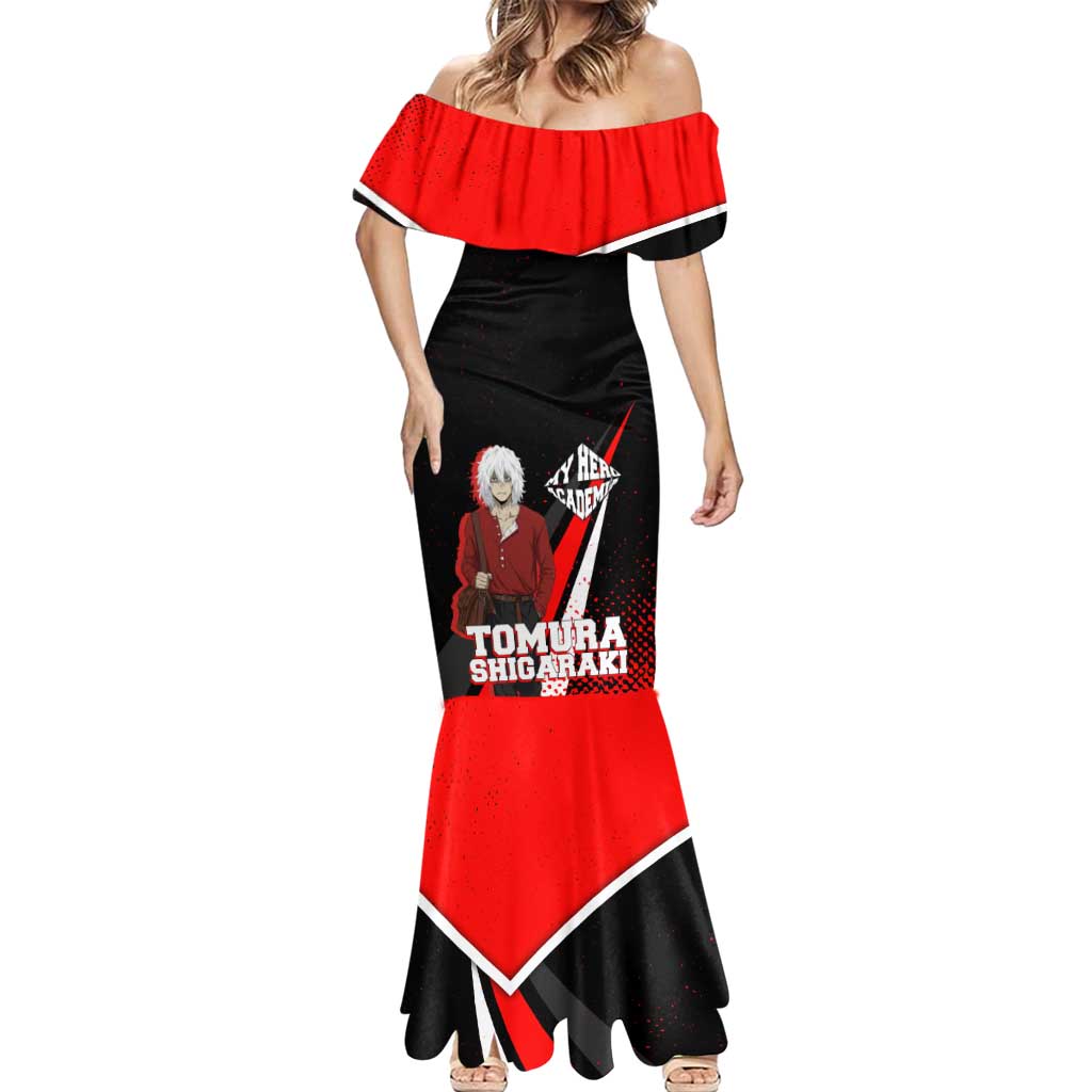 Tomura Shigaraki My Hero Academia Mermaid Dress Anime Grunge Splatter Graphic Style