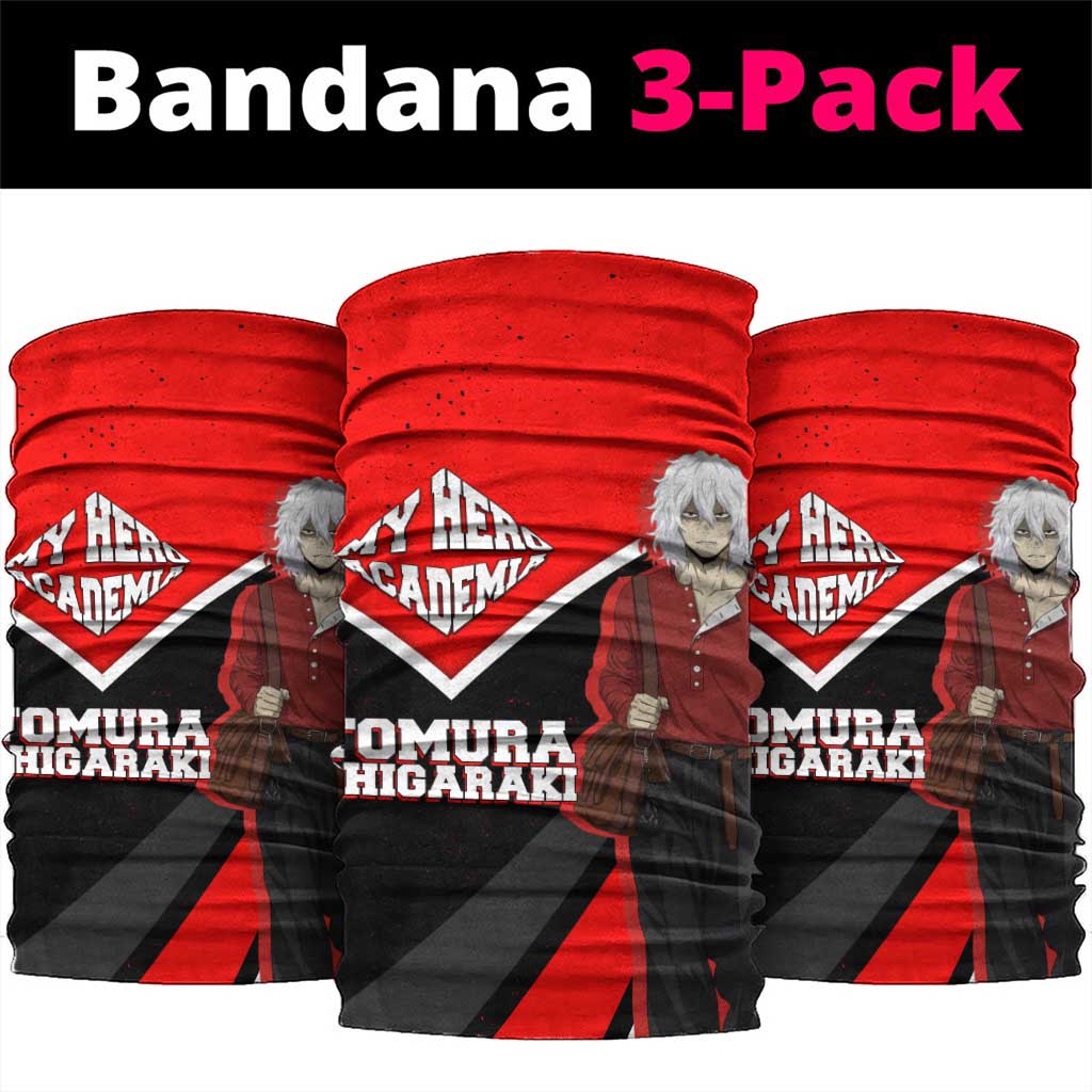 Tomura Shigaraki My Hero Academia Neck Gaiter Anime Grunge Splatter Graphic Style