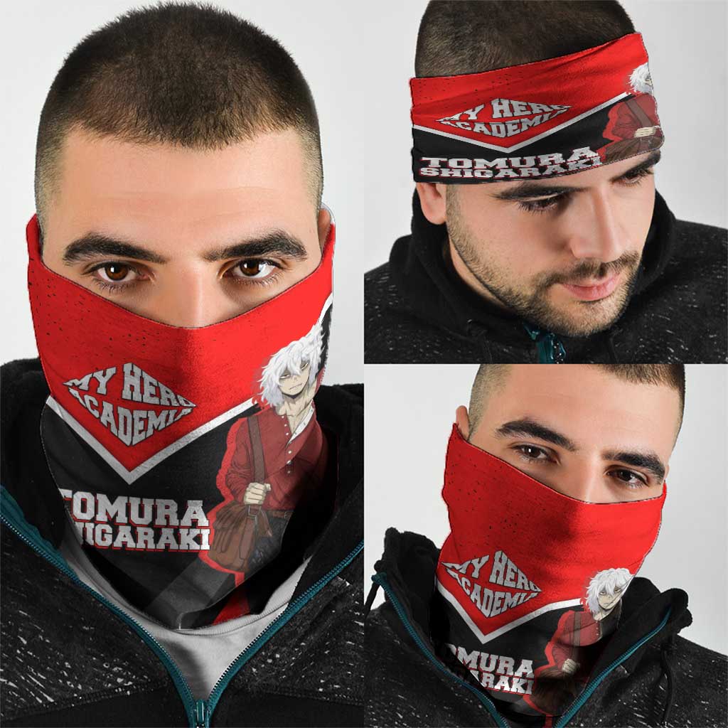 Tomura Shigaraki My Hero Academia Neck Gaiter Anime Grunge Splatter Graphic Style