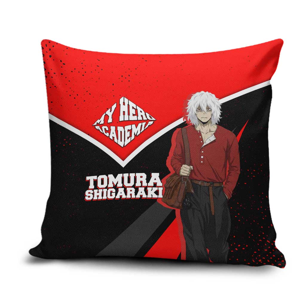 Tomura Shigaraki My Hero Academia Pillow Cover Anime Grunge Splatter Graphic Style