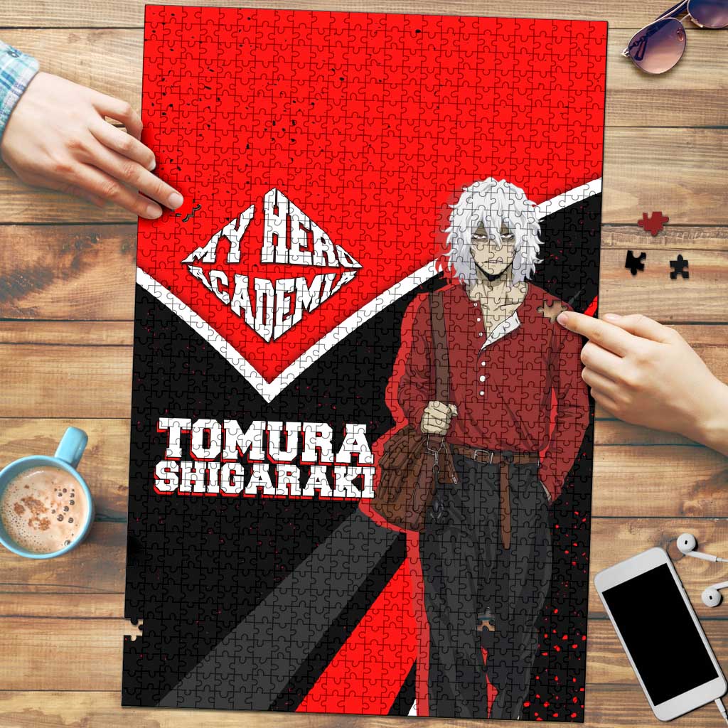 Tomura Shigaraki My Hero Academia Puzzle Anime Grunge Splatter Graphic Style