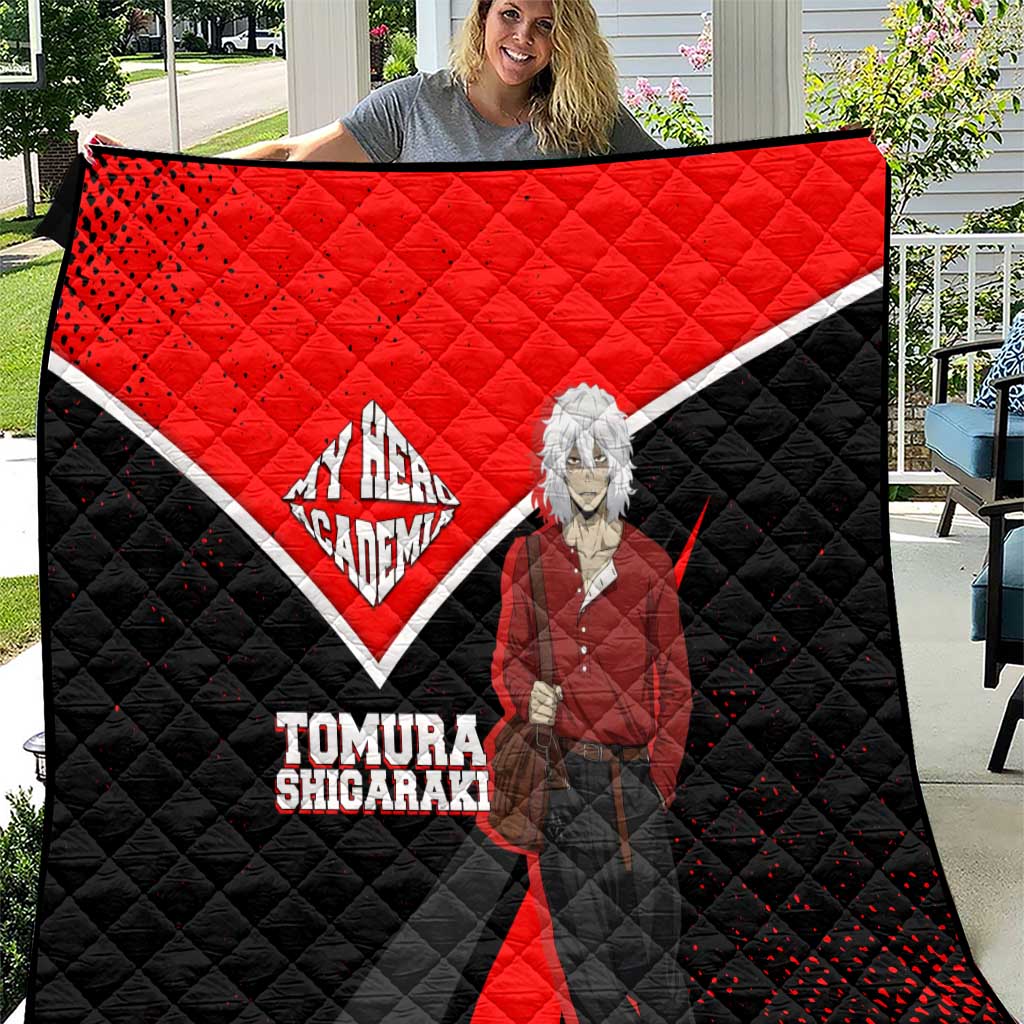 Tomura Shigaraki My Hero Academia Quilt Anime Grunge Splatter Graphic Style