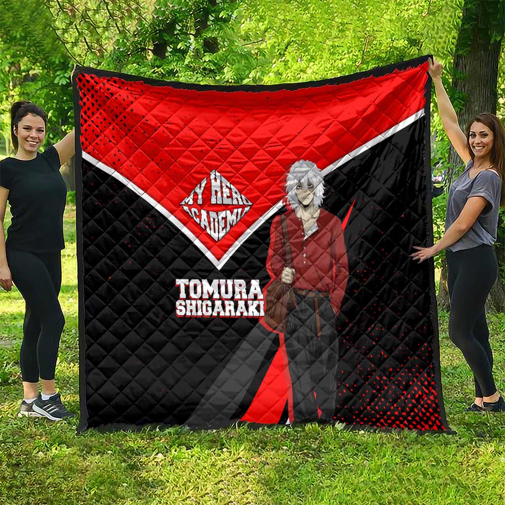 Tomura Shigaraki My Hero Academia Quilt Anime Grunge Splatter Graphic Style