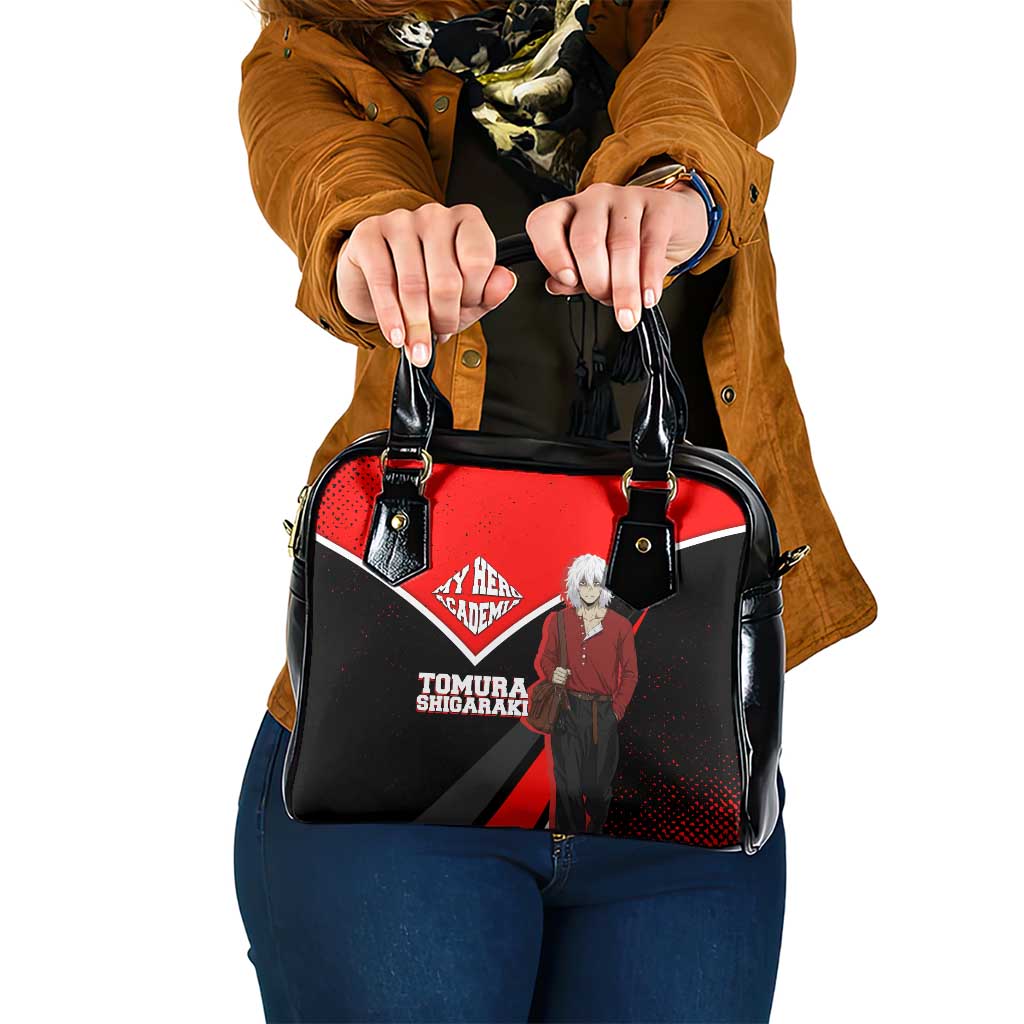 Tomura Shigaraki My Hero Academia Shoulder Handbag Anime Grunge Splatter Graphic Style