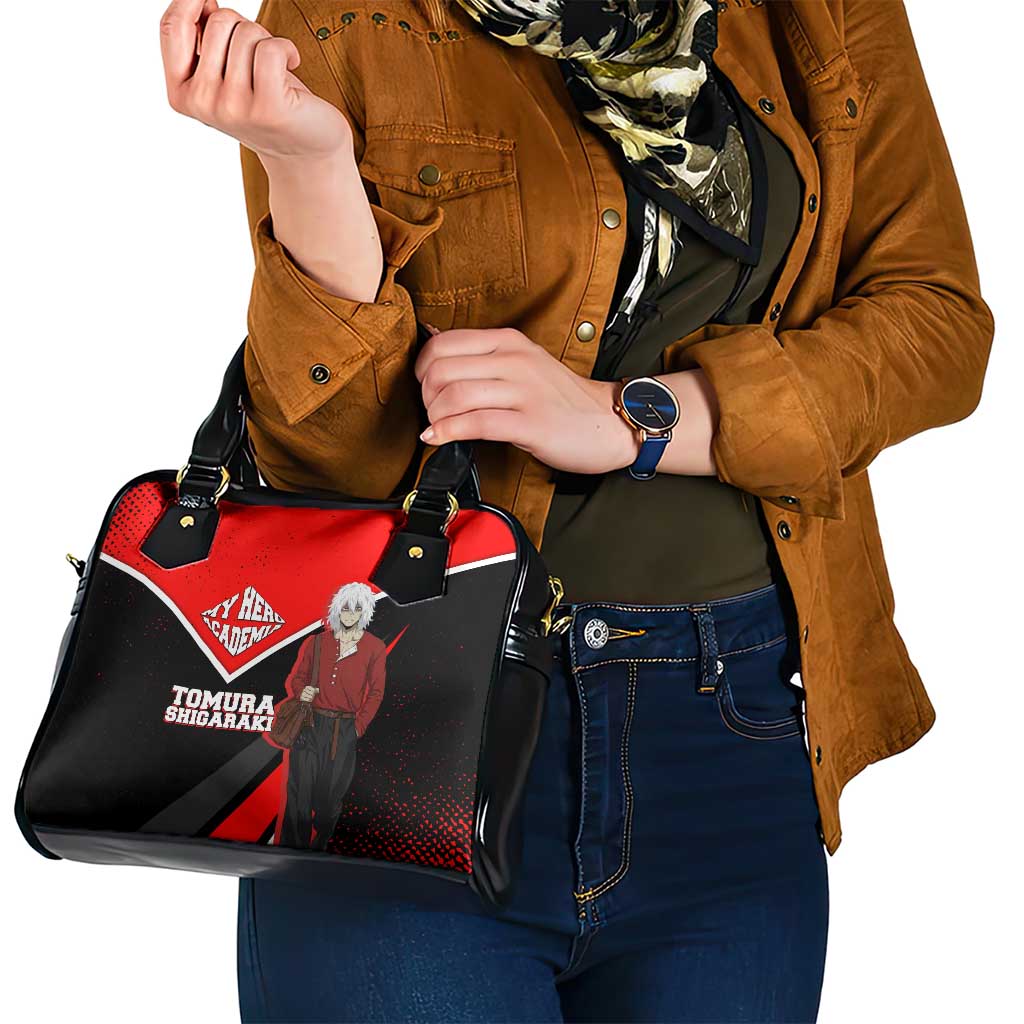 Tomura Shigaraki My Hero Academia Shoulder Handbag Anime Grunge Splatter Graphic Style