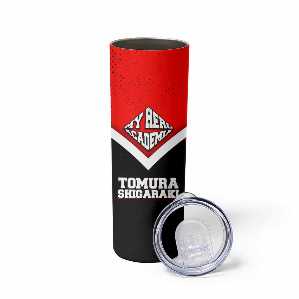 Tomura Shigaraki My Hero Academia Skinny Tumbler Anime Grunge Splatter Graphic Style