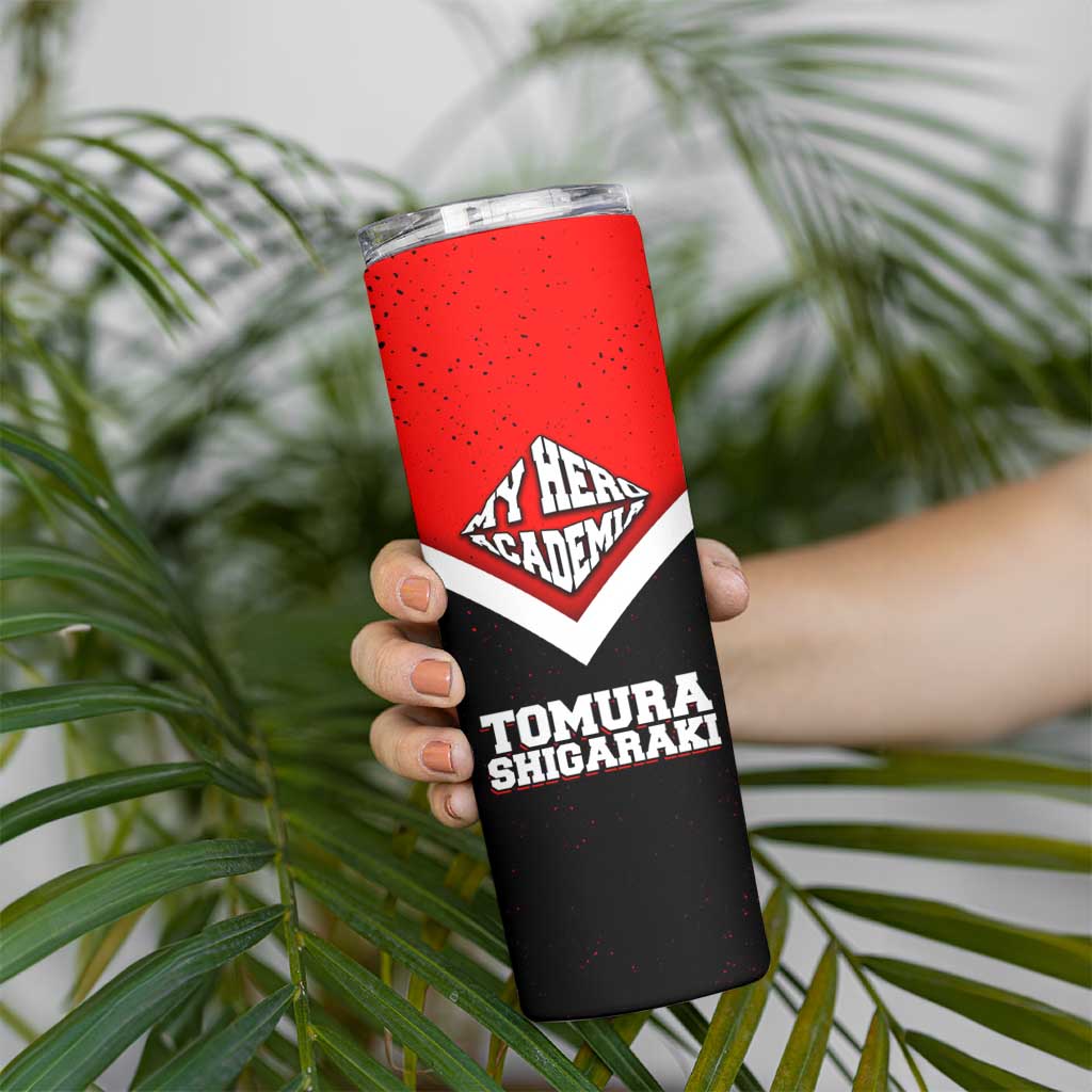 Tomura Shigaraki My Hero Academia Skinny Tumbler Anime Grunge Splatter Graphic Style