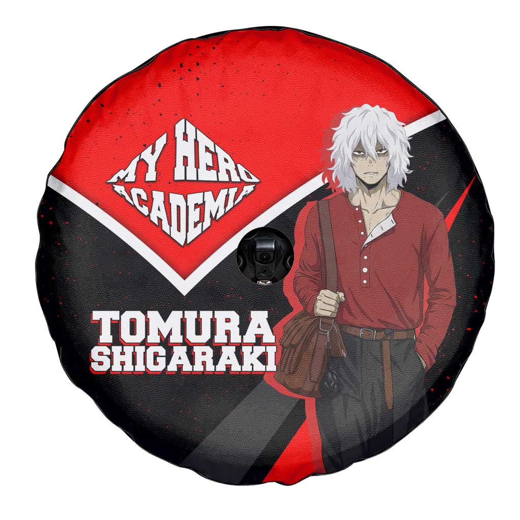 Tomura Shigaraki My Hero Academia Spare Tire Cover Anime Grunge Splatter Graphic Style