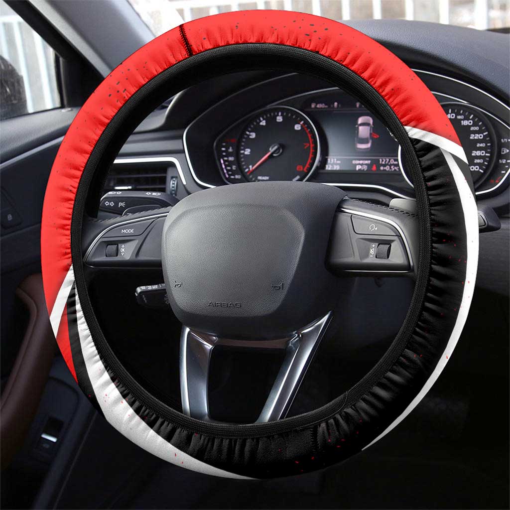 Tomura Shigaraki My Hero Academia Steering Wheel Cover Anime Grunge Splatter Graphic Style