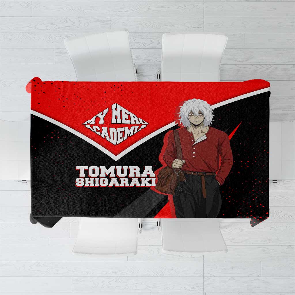 Tomura Shigaraki My Hero Academia Tablecloth Anime Grunge Splatter Graphic Style