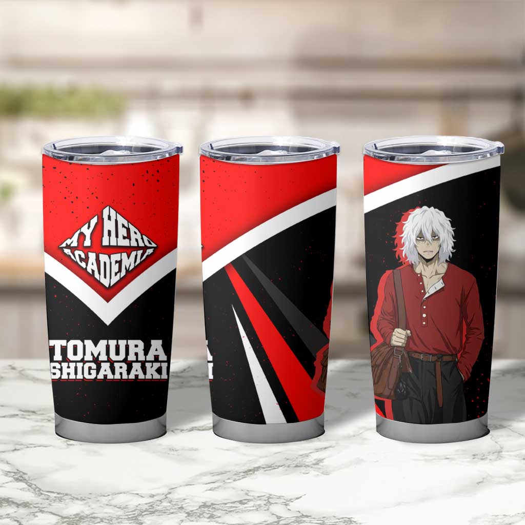 Tomura Shigaraki My Hero Academia Tumbler Cup Anime Grunge Splatter Graphic Style