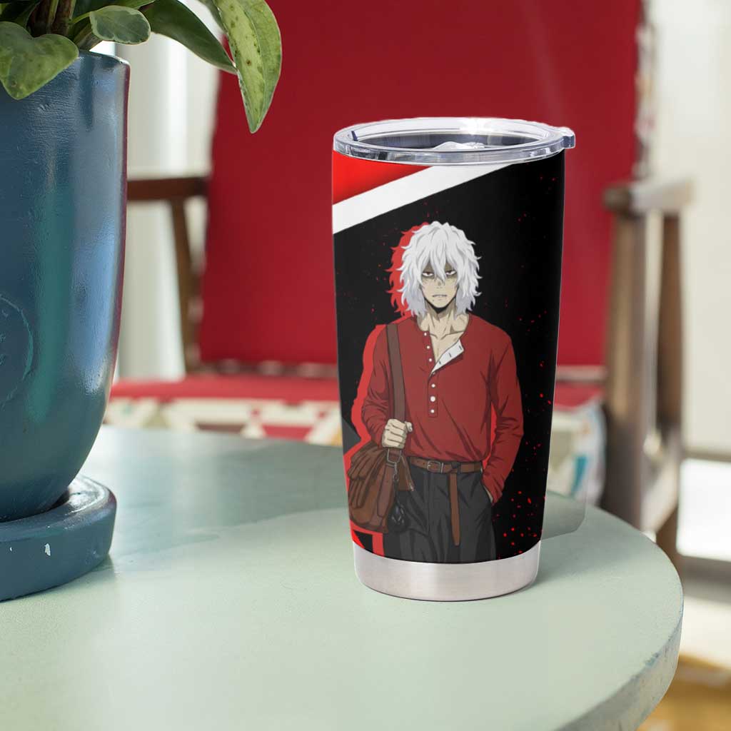 Tomura Shigaraki My Hero Academia Tumbler Cup Anime Grunge Splatter Graphic Style