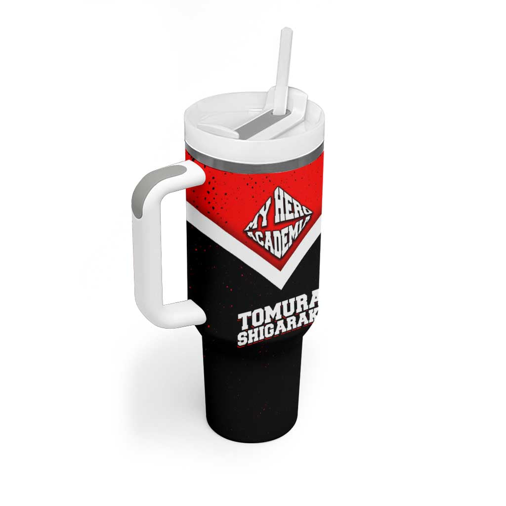 Tomura Shigaraki My Hero Academia Tumbler With Handle Anime Grunge Splatter Graphic Style