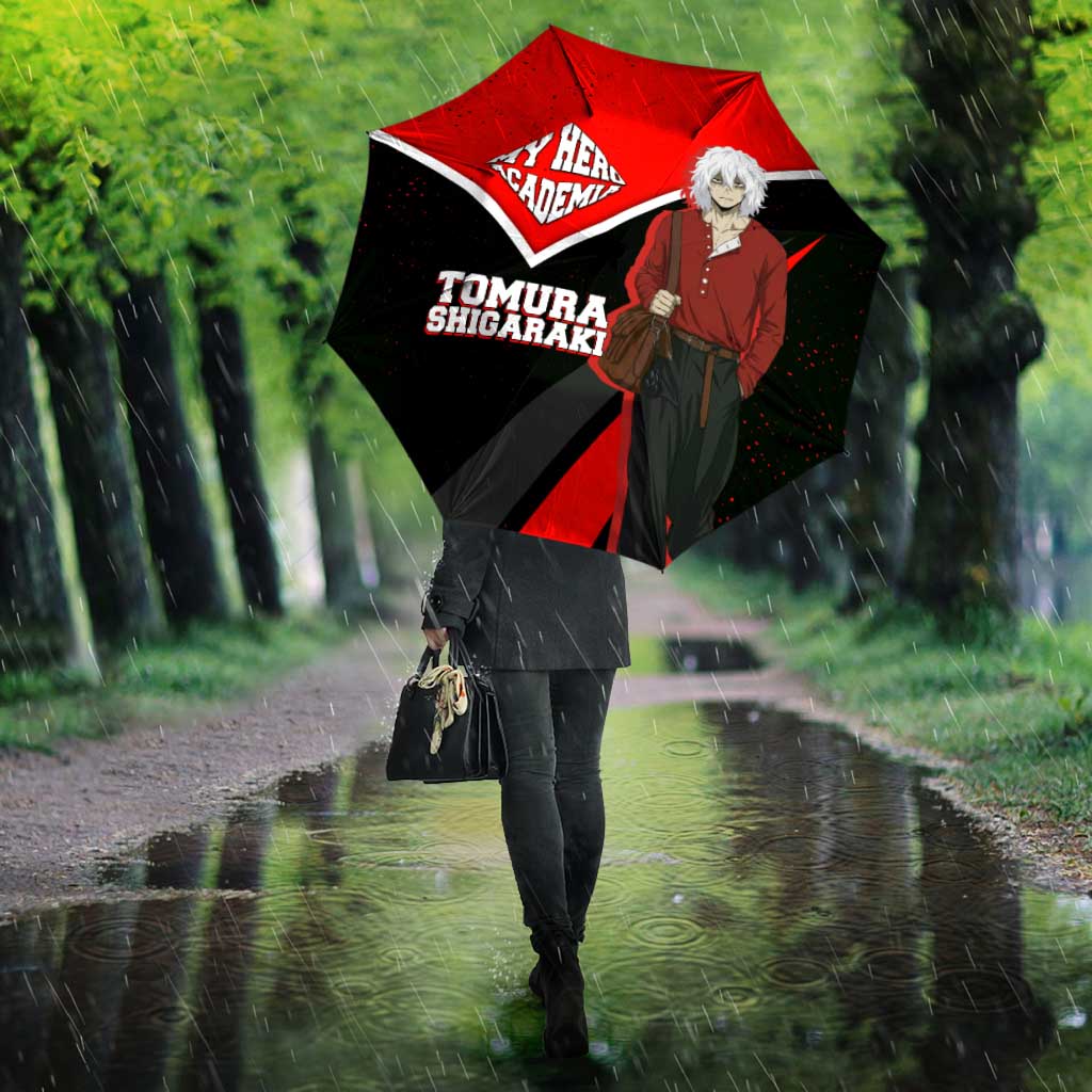 Tomura Shigaraki My Hero Academia Umbrella Anime Grunge Splatter Graphic Style