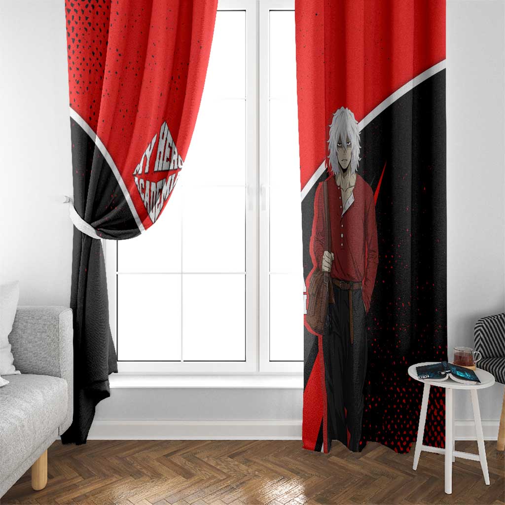 Tomura Shigaraki My Hero Academia Window Curtain Anime Grunge Splatter Graphic Style
