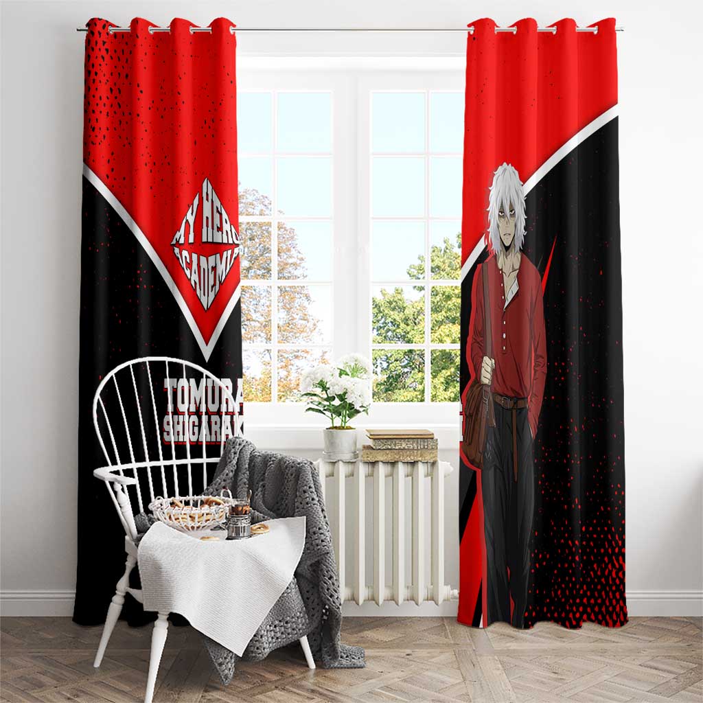 Tomura Shigaraki My Hero Academia Window Curtain Anime Grunge Splatter Graphic Style