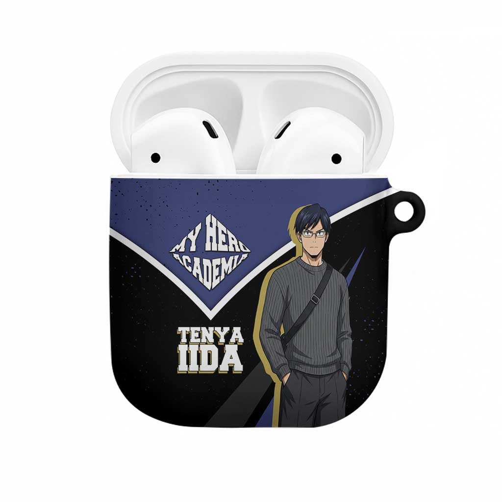 Tenya Iida My Hero Academia AirPods Case Anime Grunge Splatter Graphic Style