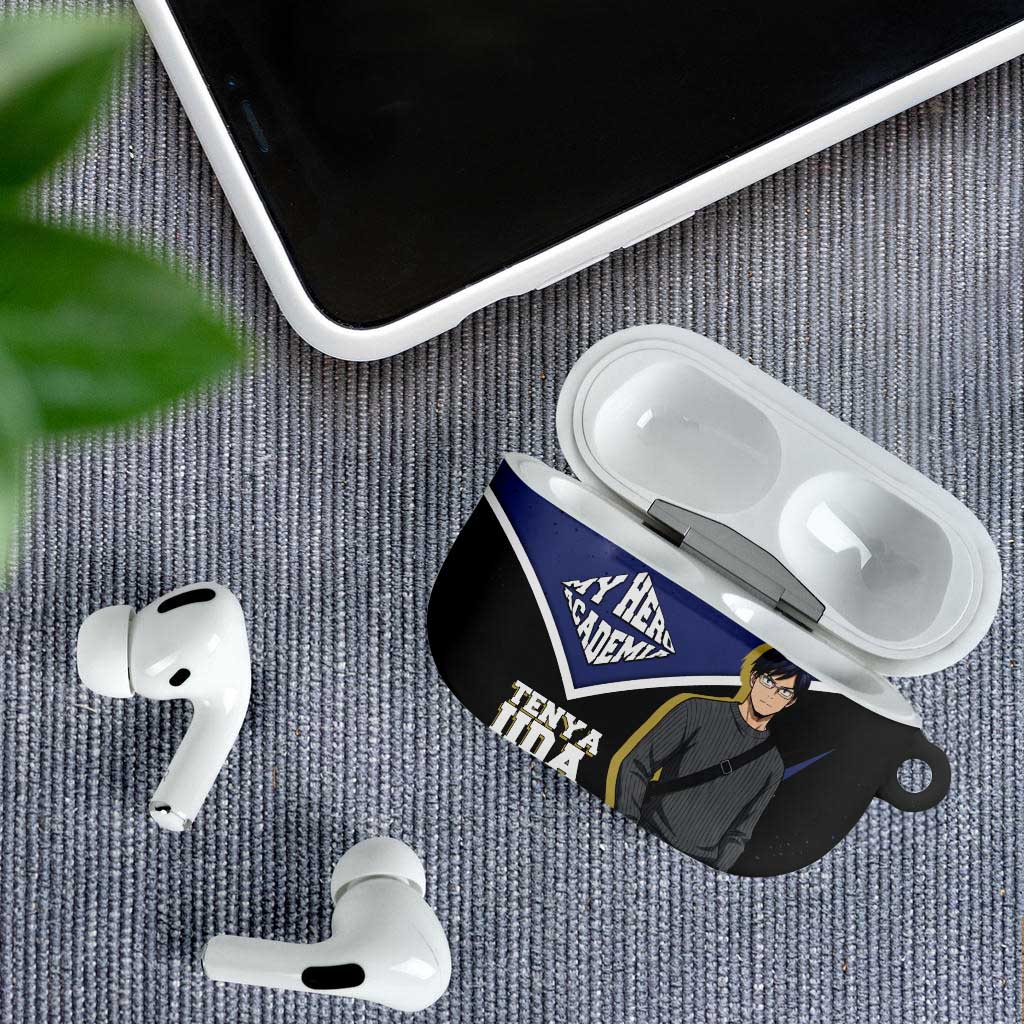 Tenya Iida My Hero Academia AirPods Case Anime Grunge Splatter Graphic Style