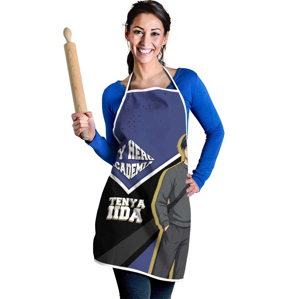 Tenya Iida My Hero Academia Apron Anime Grunge Splatter Graphic Style