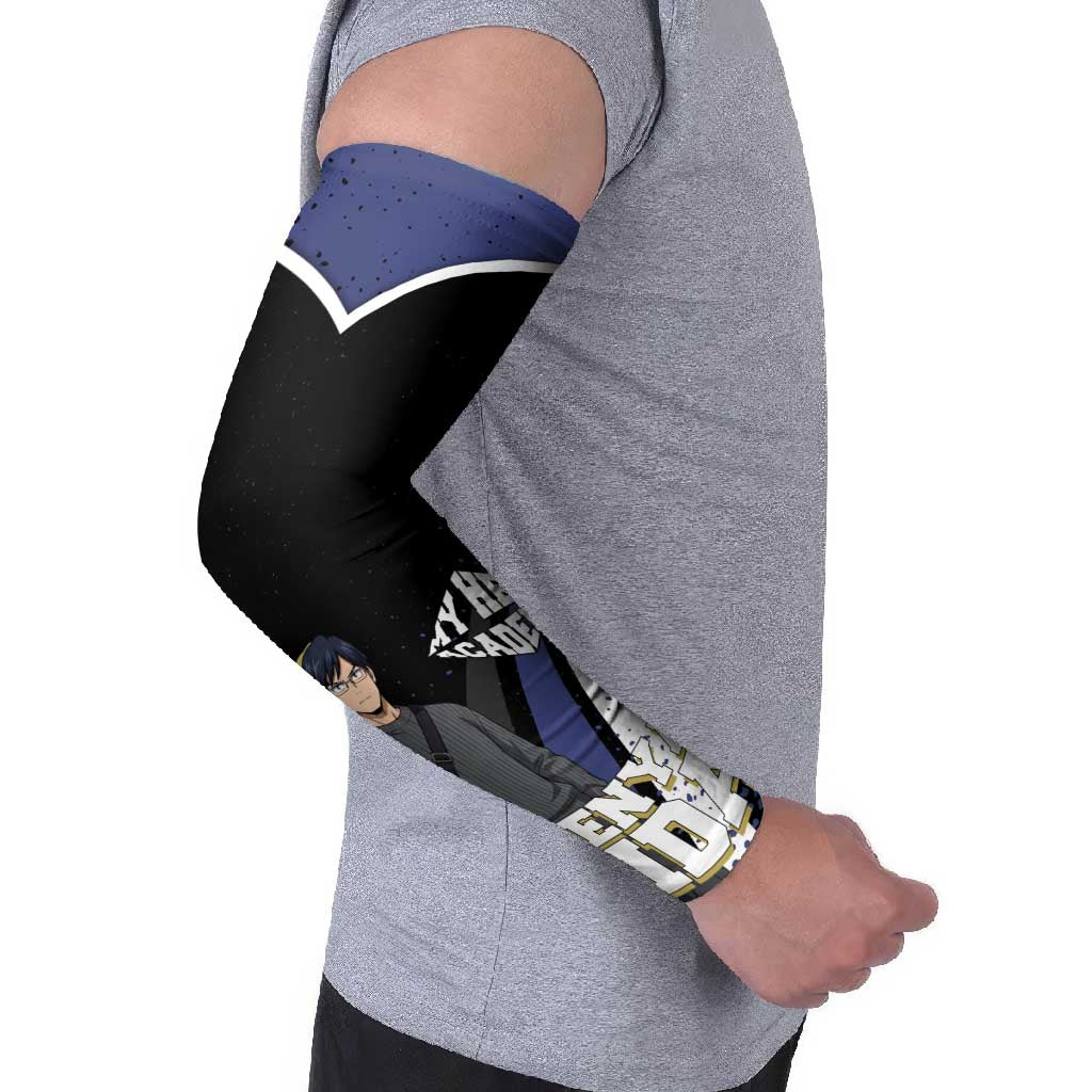 Tenya Iida My Hero Academia Arm Sleeves Anime Grunge Splatter Graphic Style