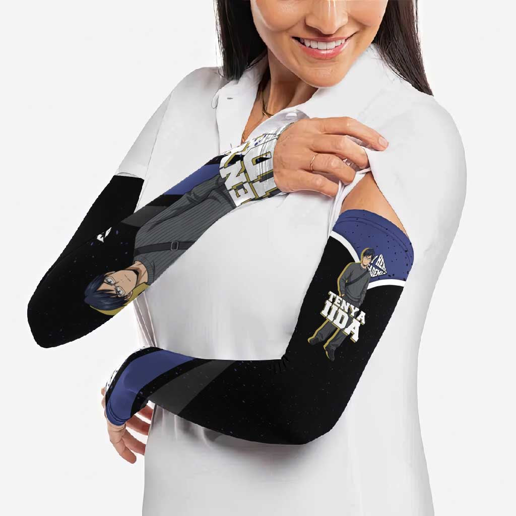 Tenya Iida My Hero Academia Arm Sleeves Anime Grunge Splatter Graphic Style