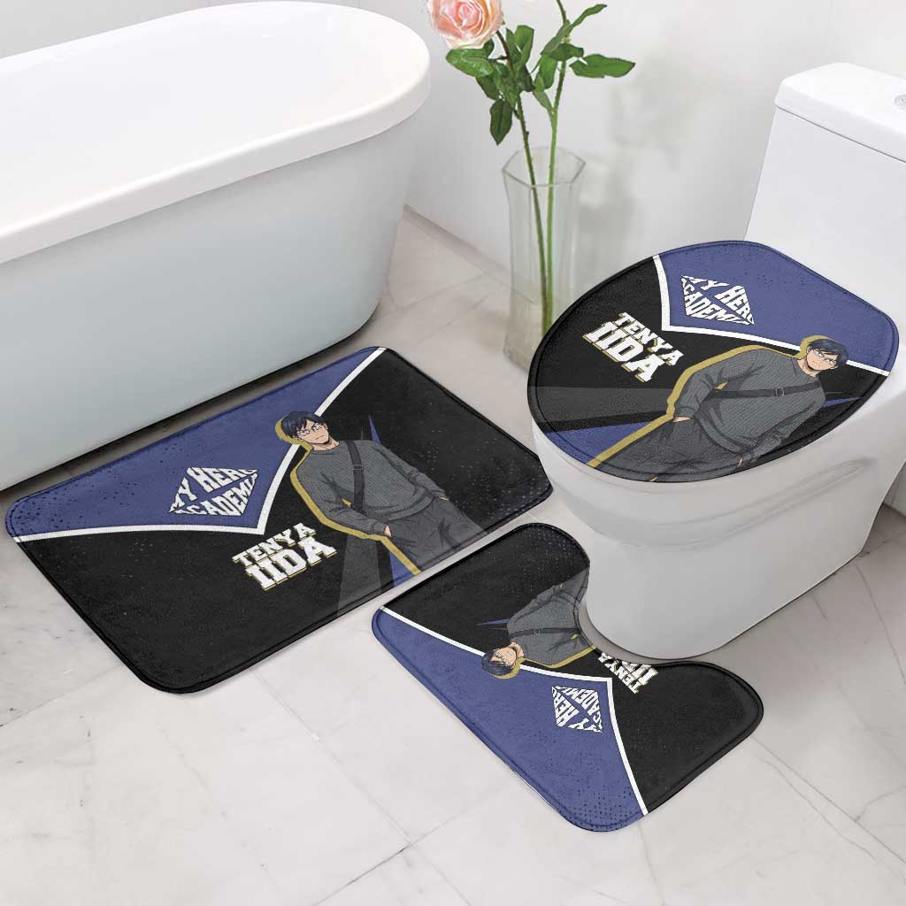 Tenya Iida My Hero Academia Bathroom Set Anime Grunge Splatter Graphic Style