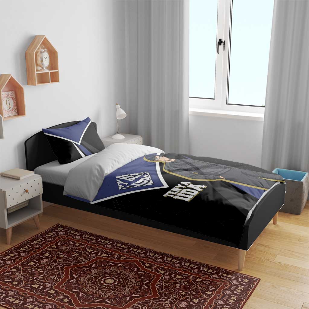 Tenya Iida My Hero Academia Bedding Set Anime Grunge Splatter Graphic Style