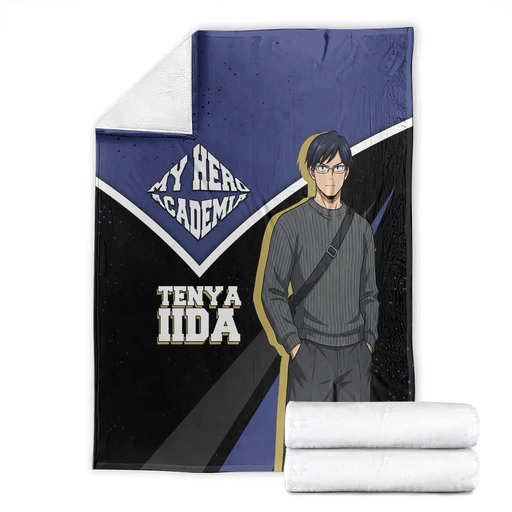 Tenya Iida My Hero Academia Blanket Anime Grunge Splatter Graphic Style