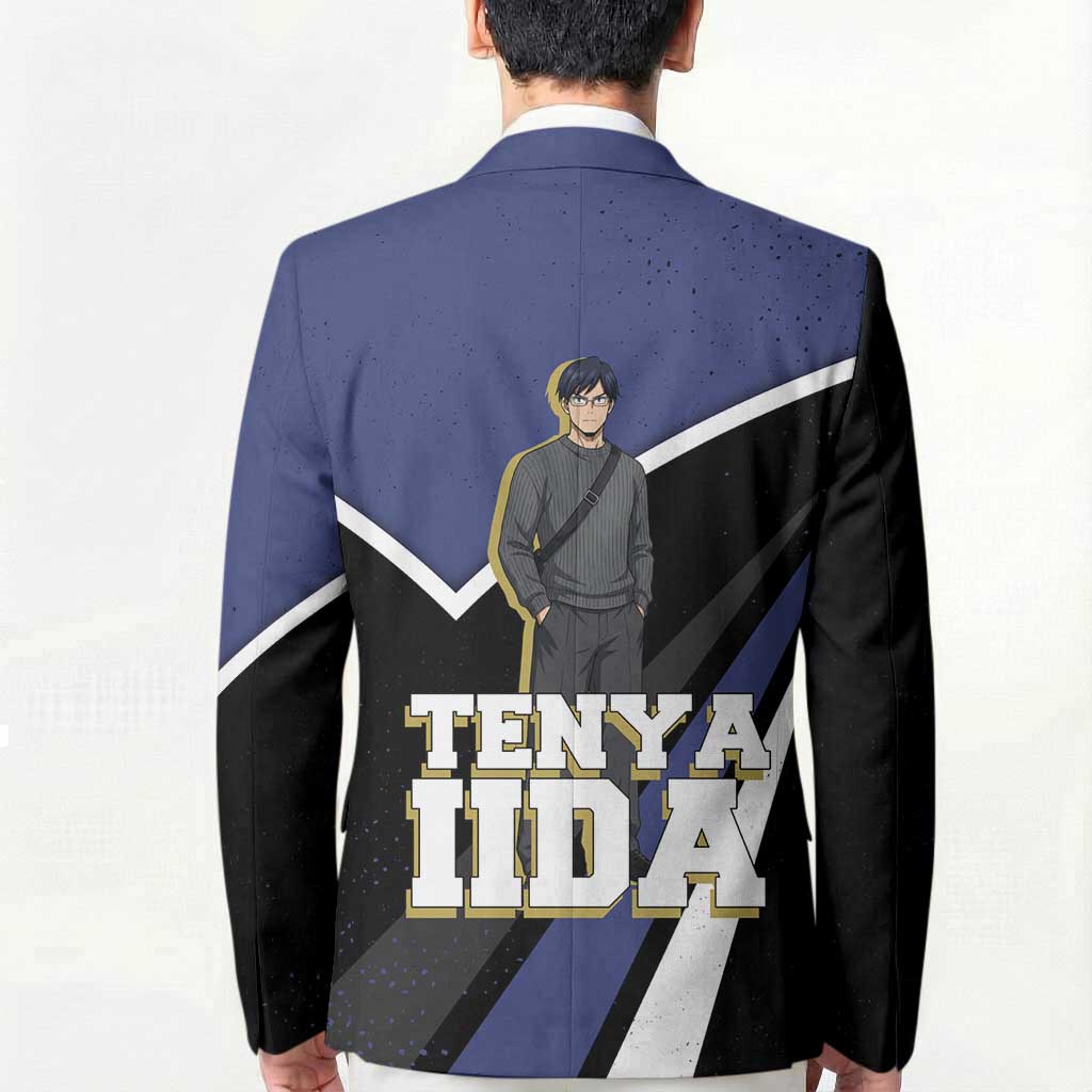 Tenya Iida My Hero Academia Blazer Anime Grunge Splatter Graphic Style