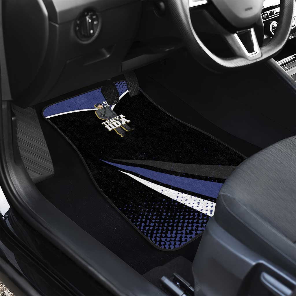 Tenya Iida My Hero Academia Car Mats Anime Grunge Splatter Graphic Style