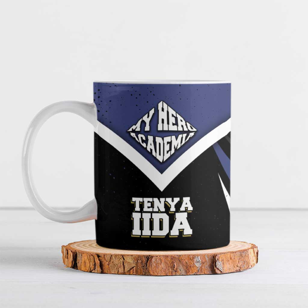 Tenya Iida My Hero Academia Ceramic Mug Anime Grunge Splatter Graphic Style
