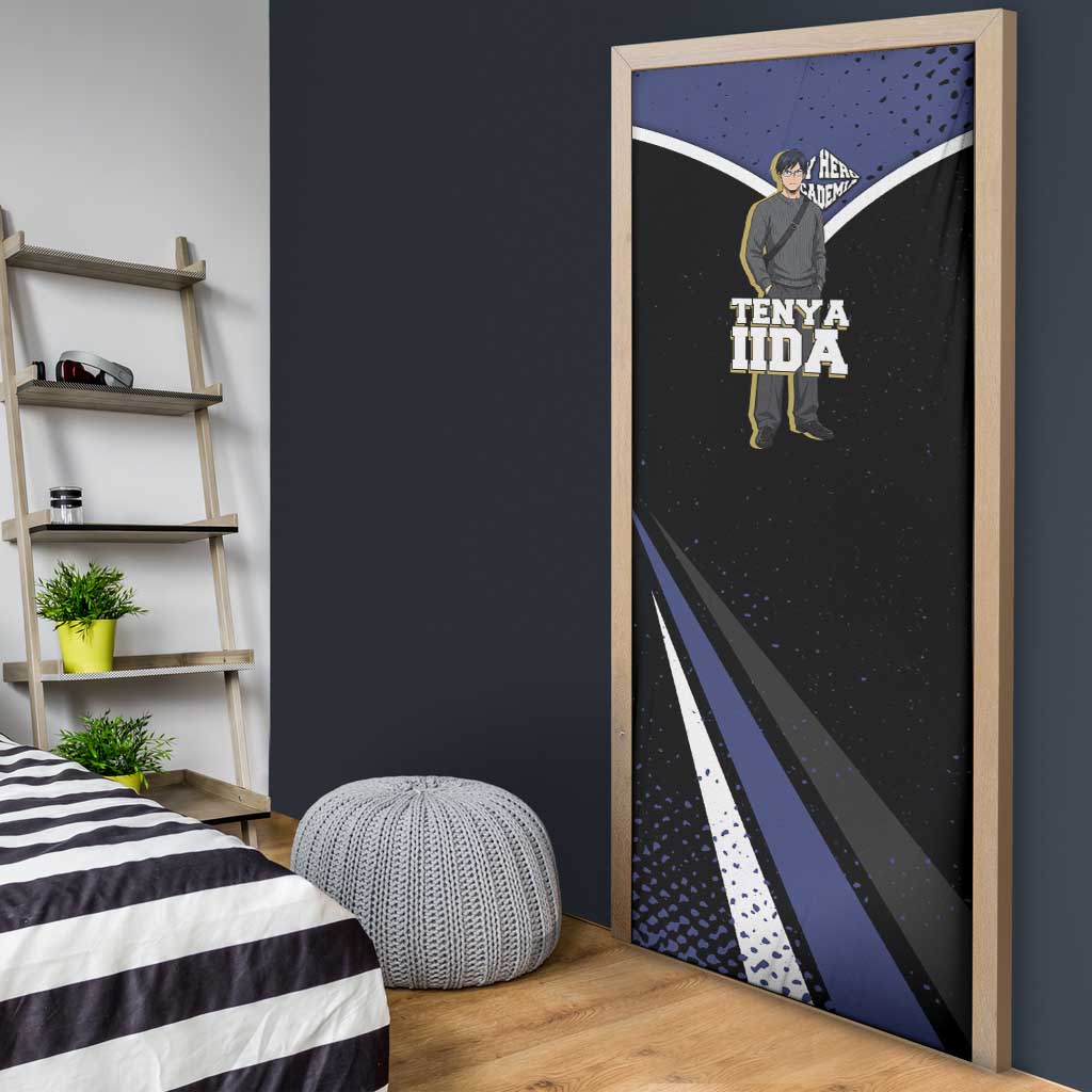 Tenya Iida My Hero Academia Door Cover Anime Grunge Splatter Graphic Style
