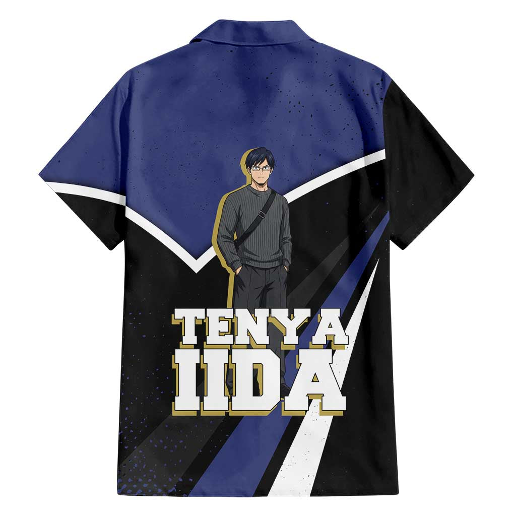 Tenya Iida My Hero Academia Family Matching Long Sleeve Bodycon Dress and Hawaiian Shirt Anime Grunge Splatter Graphic Style