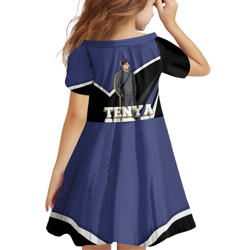 Tenya Iida My Hero Academia Family Matching Mermaid Dress and Hawaiian Shirt Anime Grunge Splatter Graphic Style